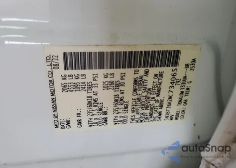 2022 Nissan Rogue Sv from USA, damaged, VIN 5N1BT3BA2NC734065